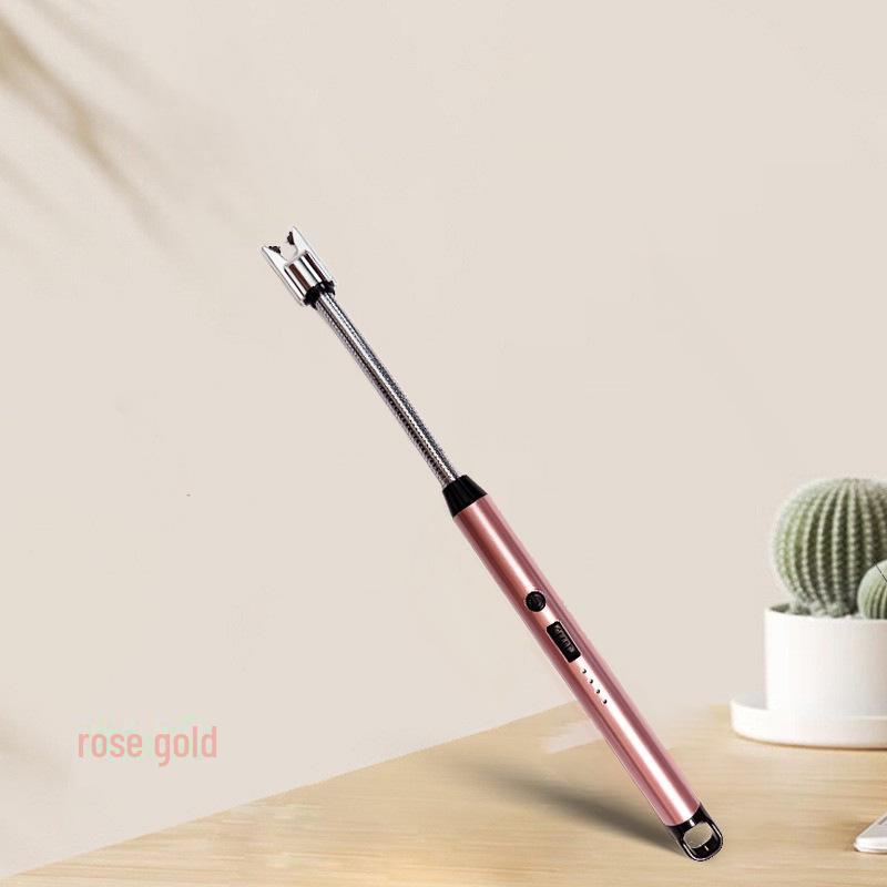 Rechargeable Rotating Kitchen Gas Lighter with 360° Flexible Extension Hose