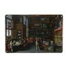 Oil Painting Style Retro Characters Landscapes Metal Tin Sign Wall Poster