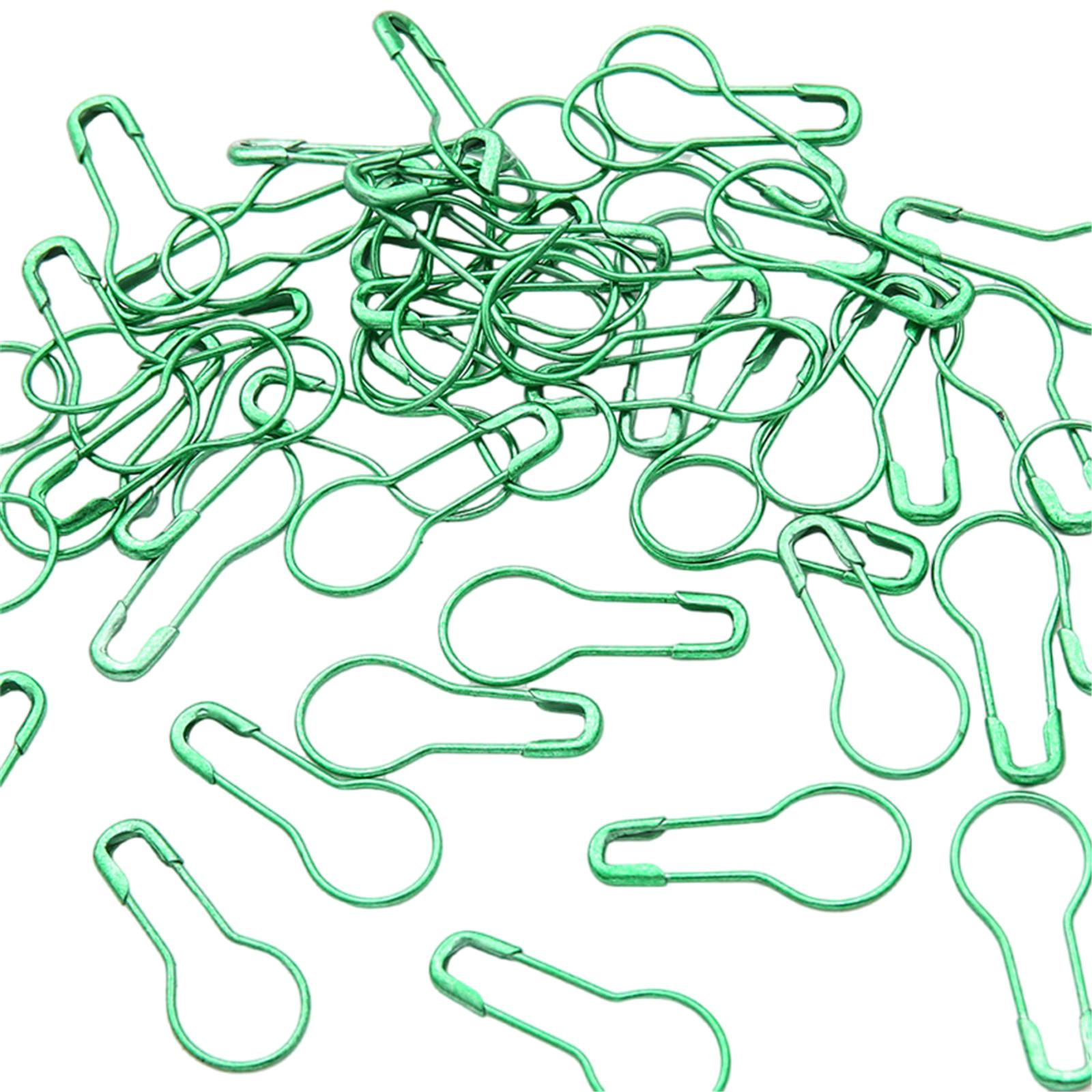 

100 шт. красочная английская булавка в форме тыквы металлический зажим для вязания маркер для вязания крючком для вязания проекта 10