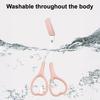 2Pcs Eyebrow Trimmer Scissor Razor Stainless Steel Precision Eyebrow Cutter Scissors with Comb Men Women Brow Hair Removal Grooming Tool