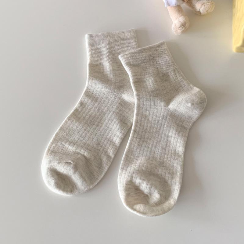 Women's Spring and Summer Thin Vertical Stripe Low Top Socks