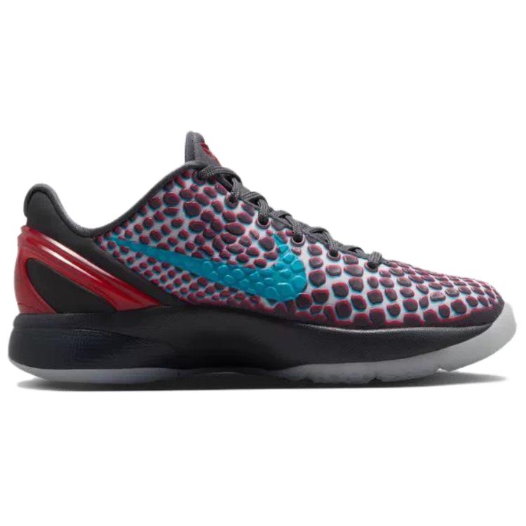 Nike Zoom Kobe 6 Protro GS 3D All-Star Kids Sneakers Multi-Color Dark-Grey Chlorine-Blue-Daring-Red HM4824-002