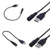 USB to DC5V Power Cable Cord, USB Male to 5.5x2.1mm Female DC5V Power Supply Plug Barrel Connector Charge Line