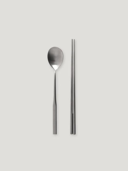 sosomoso plump stainless steel spoon set single
