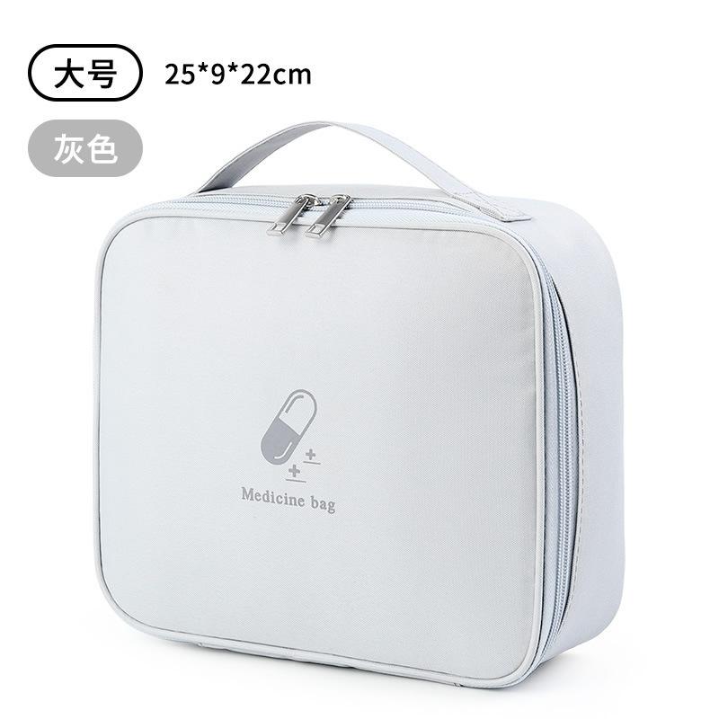 1/2Pcs Large-Capacity  Medicine Box Layered Family First Aid Kit Medicine Boxes Medicine Cabinet Portable Fabric Storage Bag
