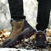 Outdoor Hiking Shoes Women Comfortable Casual Anti-slip High-top Boots Men Breathable Durable Thick-soled Soft Combat Boots Men