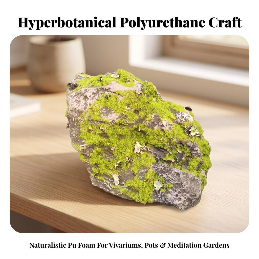 Artificial Moss Rock Lightweight Decor Weathered for Garden Decoration