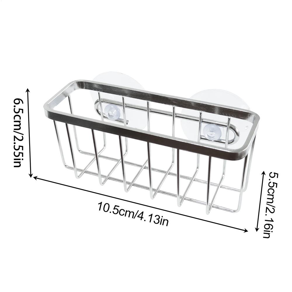 

Kitchen Sink Drain Rack Portable Dish Washing Cloth Pot Brush Storage Shelf Soap Sponge Holder Bathroom Organizer Basket