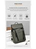 Men's Large-Capacity Water-Resistant Backpack - College Student Casual Laptop Bag