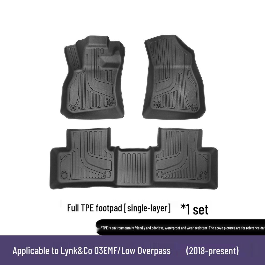 Eco-Friendly TPE All-Weather Floor Mats for Lynk & Co 03 EMF