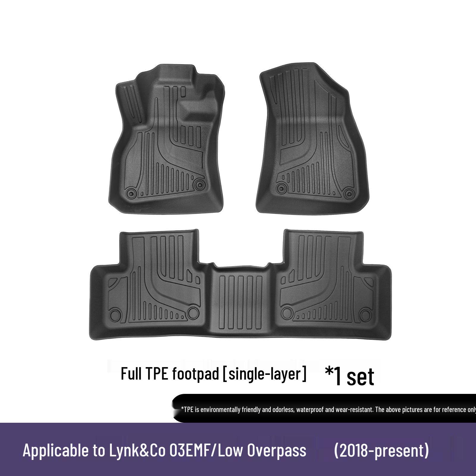

Eco-Friendly TPE All-Weather Floor Mats for Lynk & Co 03 EMF