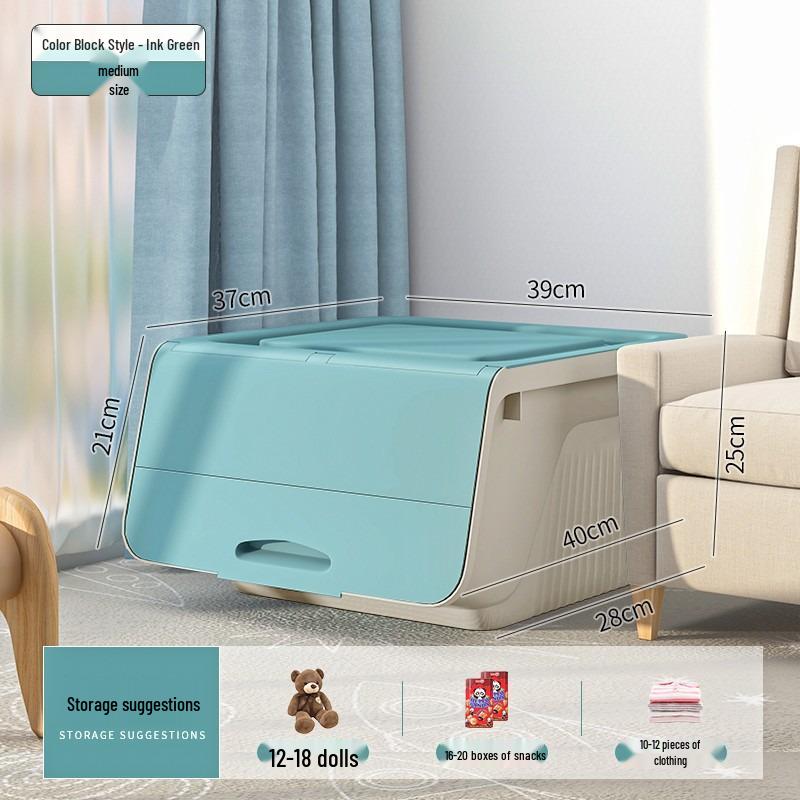 Flip-Top Storage Box for Clothes