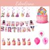 Barbie Birthday Party Balloon Set With Banner 4 Pieces Includes Banner 18pcs Balloons 12pcs Small Inserts 1 Large Insert