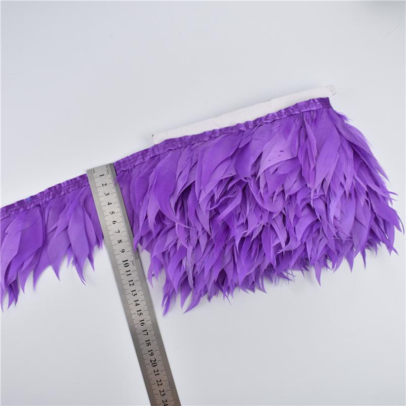 1Meters Dark Green Shred Goose Feathers Trims Geese White Pheasant Feathers for Crafts Fringe Ribbon Wedding Feathers Decoration