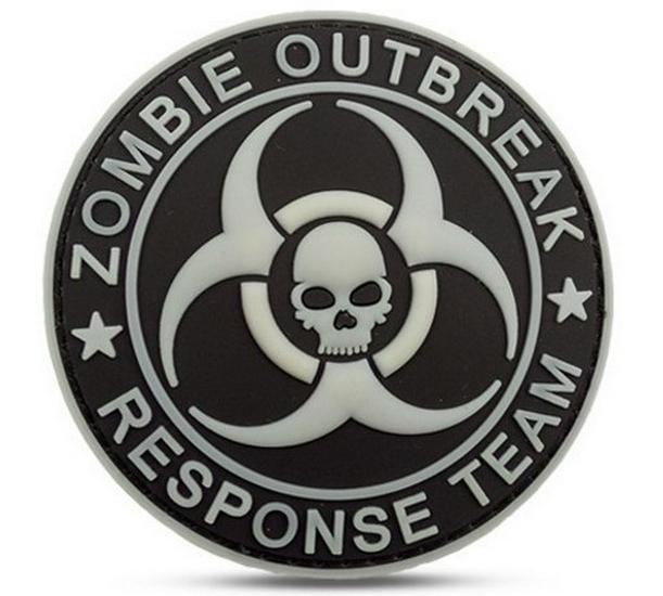 Resident Evil Series Skull Badge PVC Patch Armband