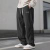 Autumn Winter Men's Casual Pants Striped Corduroy Loose Fashion Cargo Straight Pants Fitness Sports Hip Hop Pants