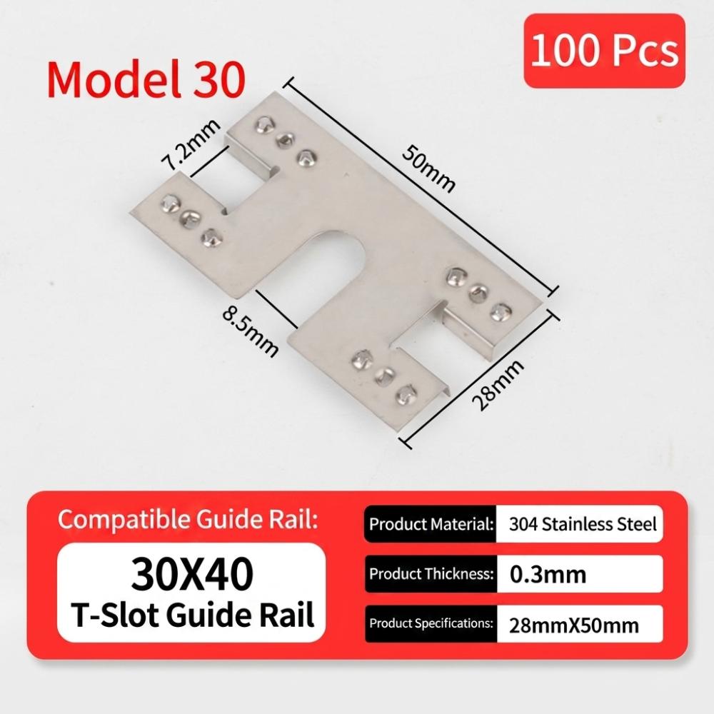 100PCS High Temperature Resistant Solar Panel Spacer Solar Grounding Clip Washer  Photovoltaic