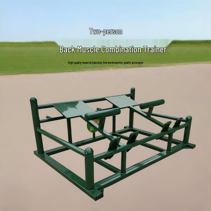 Outdoor 2-Person Back Muscle Trainer