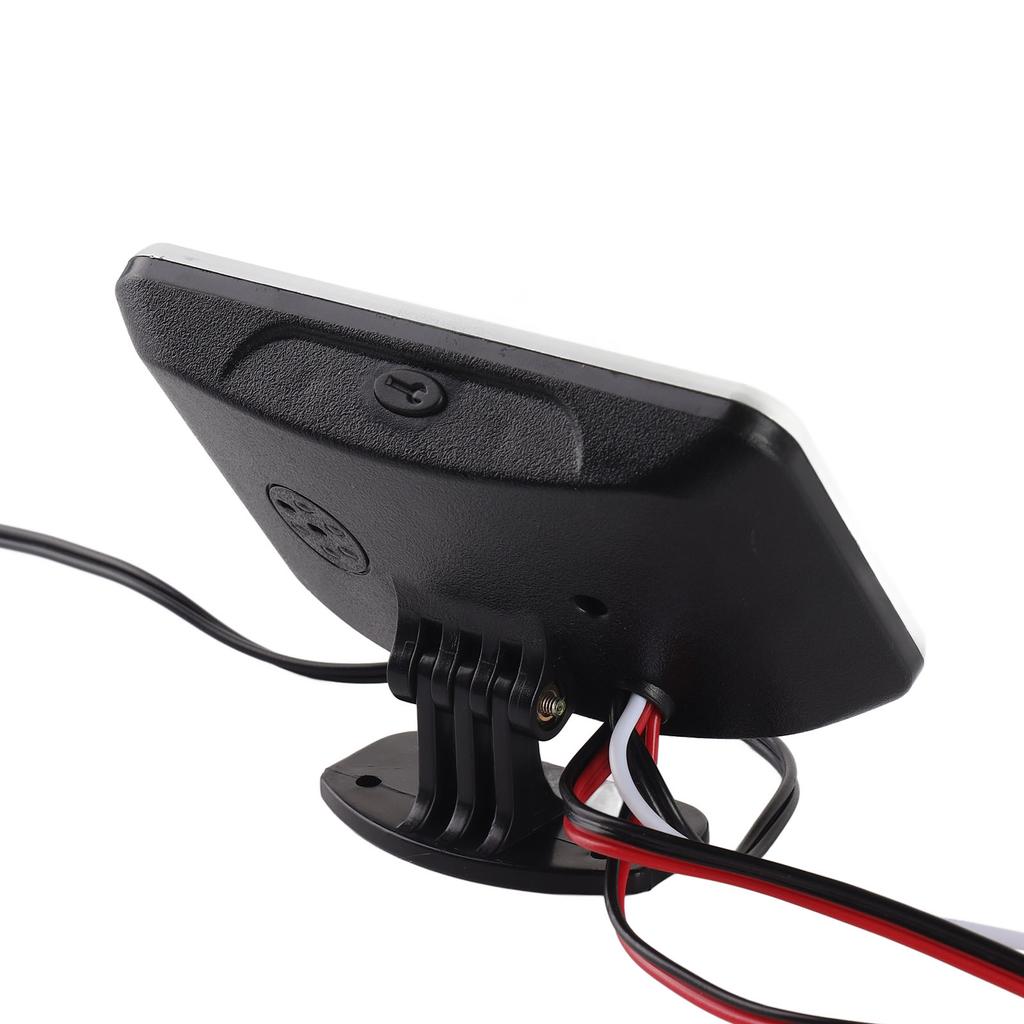 4 In 1 Vehicle Instrument LCD Digital Display Oil Pressure Voltage Water Temperature Fuel Gauge Black 9 36V
