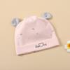 0-3 Months Baby Fetal Cap Print Infants Beanie Cap Windproof Newborn Hats  Autumn