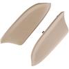 Beige Leather Inside Door Panel Armrest Cover For 2008-2012 Honda Accord Sedan