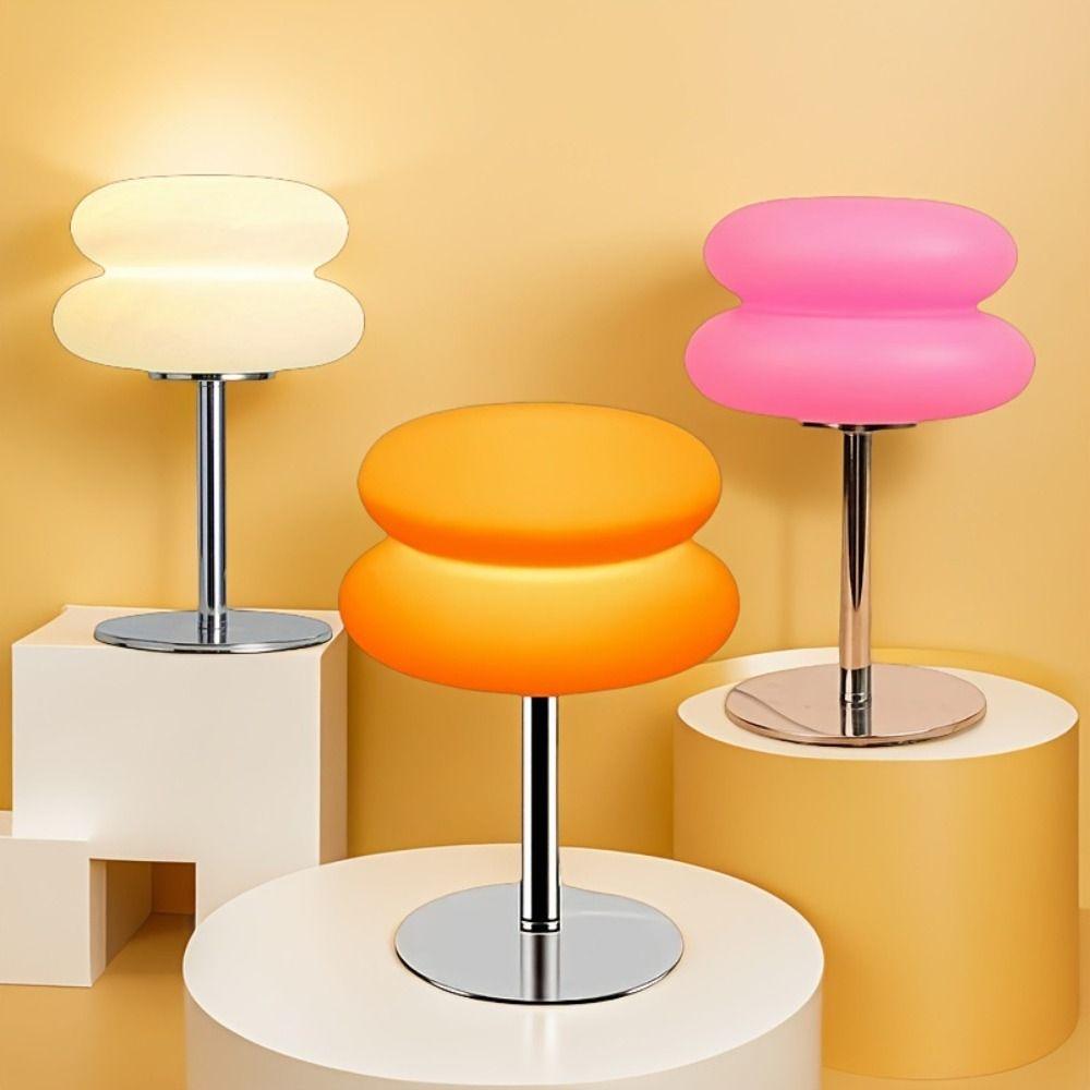 Trichromatic Dimming LED Table Lamp Plastic Night Light Decorative Lamp Ambient Light  Nursery