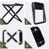 Outdoor Travel Chair Portable Folding Stool Camping Picnic Collapsible Foot Stool Fishing Hiking Beach Ultralight Chair Portable