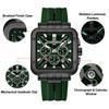 REWARD 833569 Brand New Square Multifunctional Chronograph Quartz Men's Watch Calendar Fashion Watches for Man Reloj Hombre