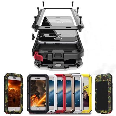 Luxus neue Rüstung Metall wasserdicht stoßfest Fall Telefon Fall für iPhone 15 13 Pro 14 Pro Max 12 11 Pro Max 8 7 6 S Plus Metall Rüstung Fall