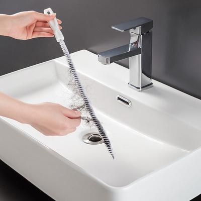 Bathroom Water Channel Drain Cleaner Sink Pipe Dredger Sink Cleaning Brush Toilet Dredge Pipe
