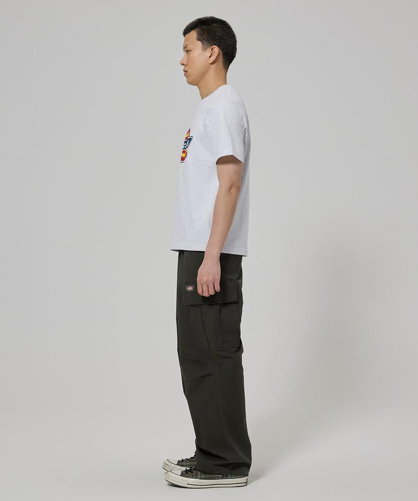 DICKIES Washed Loose Fit Twill Cargo Pants Olive