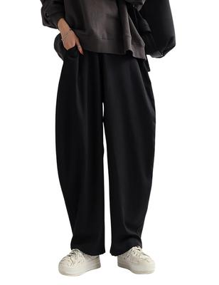 Antiqua Circus Solid Free Size Black Women's Pants, Long, Color, PY-00692, 05,