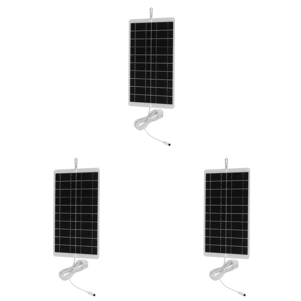 

AU 20W 5V Solar Panel Charger Type-C Output for Wireless Outdoor Security Camera