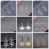 30 Styles Bohemian Earring Plant Branch Leaf Clover Dangle Earrings Drop Women Statement Jewelry Bijou Gifts For Women