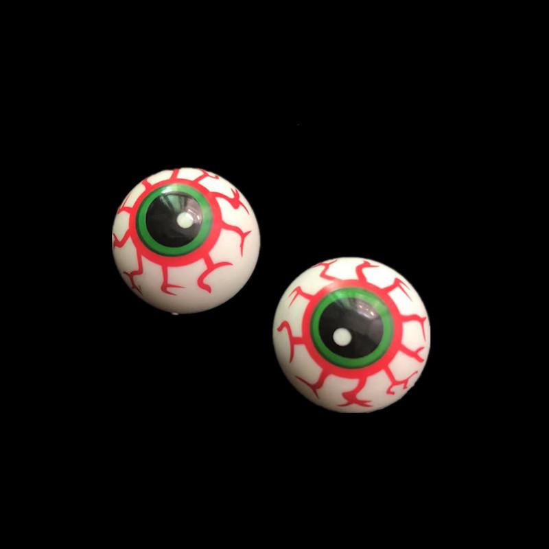 10Pcs 2.3Cm Funny Half Round Eyeballs Halloween Simulation Props Decoration Children'S Horror Scary Trick Treat Prank Toys