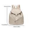 Nylon Travel Backpack Korean Style Student Schoolbag Simple Drawstring Backpack  Teenagers