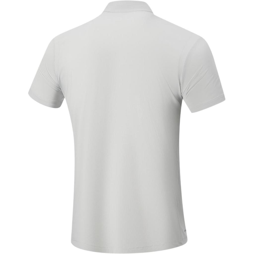Li-Ning Fitness Series Solid Color Simple Short Sleeve Polo Shirt Men tops APLW315-1