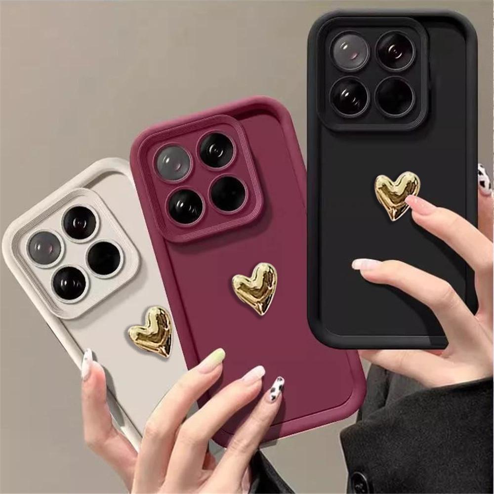 Luxuriöse 3D Liebesherz Handyhülle Für Motorola Moto G85 G 85 G84 G04 G14 G24 G34 G54 E14 G10 G20 G30 Matte Weiche Silikon Rückseite