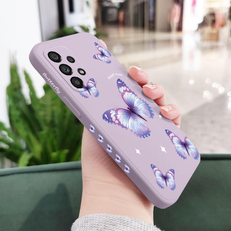 Dream Butterfly Case For Samsung A56 A54 A36 A34 A26 A24 A17 A16 A73 A53 A33 A13 A72 A52 A52S A32 A15 A25 A35 A55 A22 A07 A06 5G