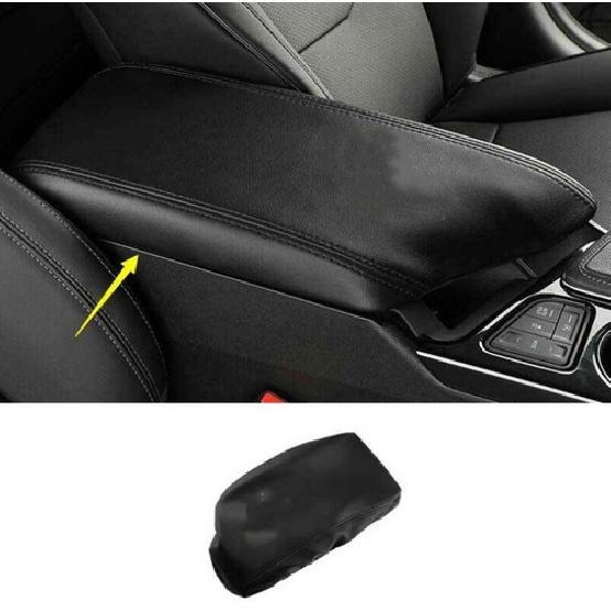 For Cadillac CT4 2020-2024 pu Black Central Console Armrest Box Cover Trim 1x