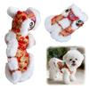 New Year Warm Lion Dance Dog Costume Cute Dog Jacket for Small Medium Dogs Teddy Schnauzers