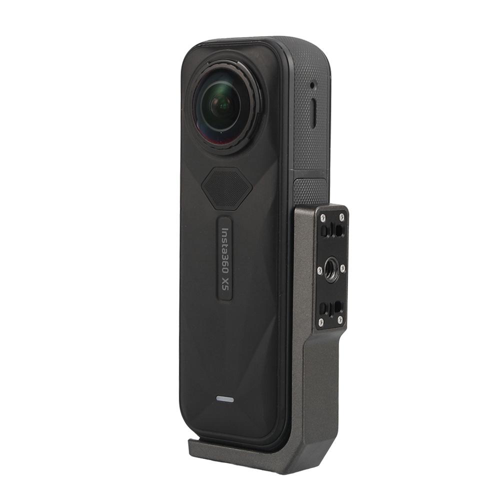 For Insta360 X5/X4/X3 Camera Mount Horizontal Vertical Aluminum Alloy Anti Shake Mounting Bracket