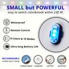 RGB LED Portable Party Lights Remote Control Wireless Lighting Rechargeable Car Footwell Light Under Glow Kit Accessories Gift