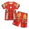 2026 SpiderMan and IronMan Fashion Tshirt Shorts 2 Piece Sets for Kids Tracksuit Clothes Hero 3D Printed Boys Girls T Shirts Summer Suits