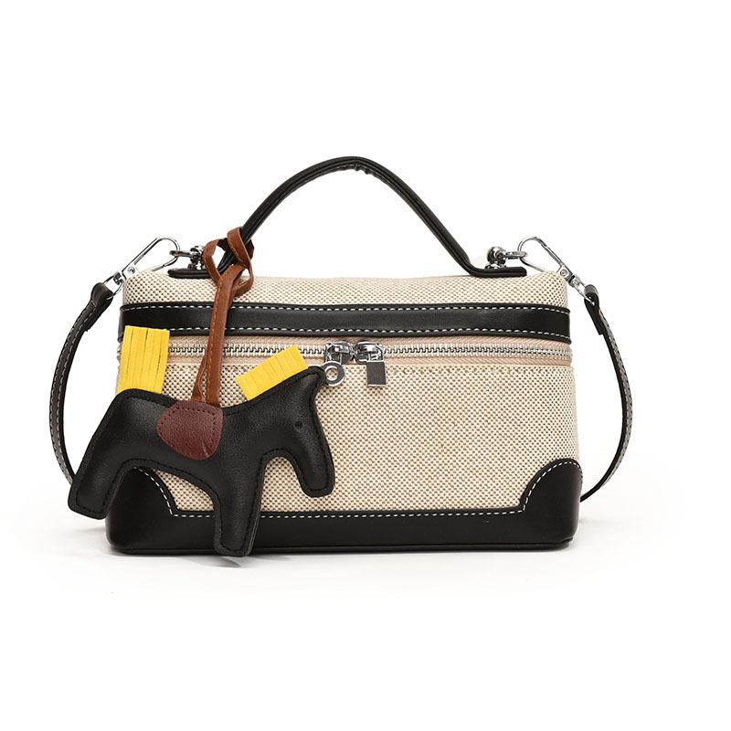 Canvas Women's Bag New Fashion Fashion Handbag Casual Versatile Messenger Shoulder Bag
