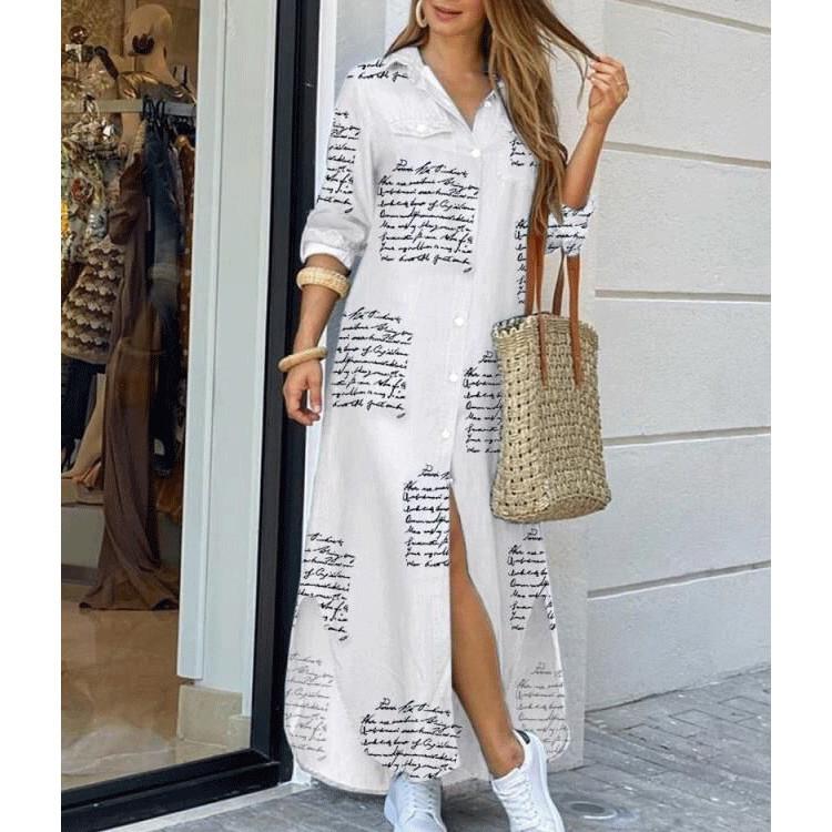 Women Fashion Print Dress Summer Casual Beach Dress Vestidos Bohemian Womens Clothing