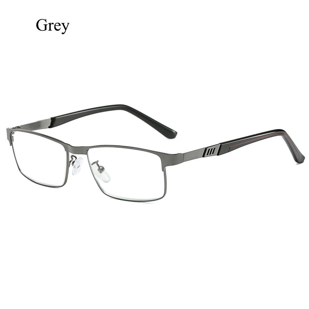 

Stainless Steel Business Reading Glasses For Men, Presbyte Optical Glasses For Reader, + 1.0, 2.0, 3.0, 4.0 +100 серый