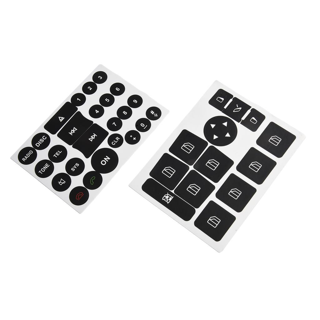 Vinyl Button Repair Stickers for Mercedes For Benz C E SLK Class Vehicles