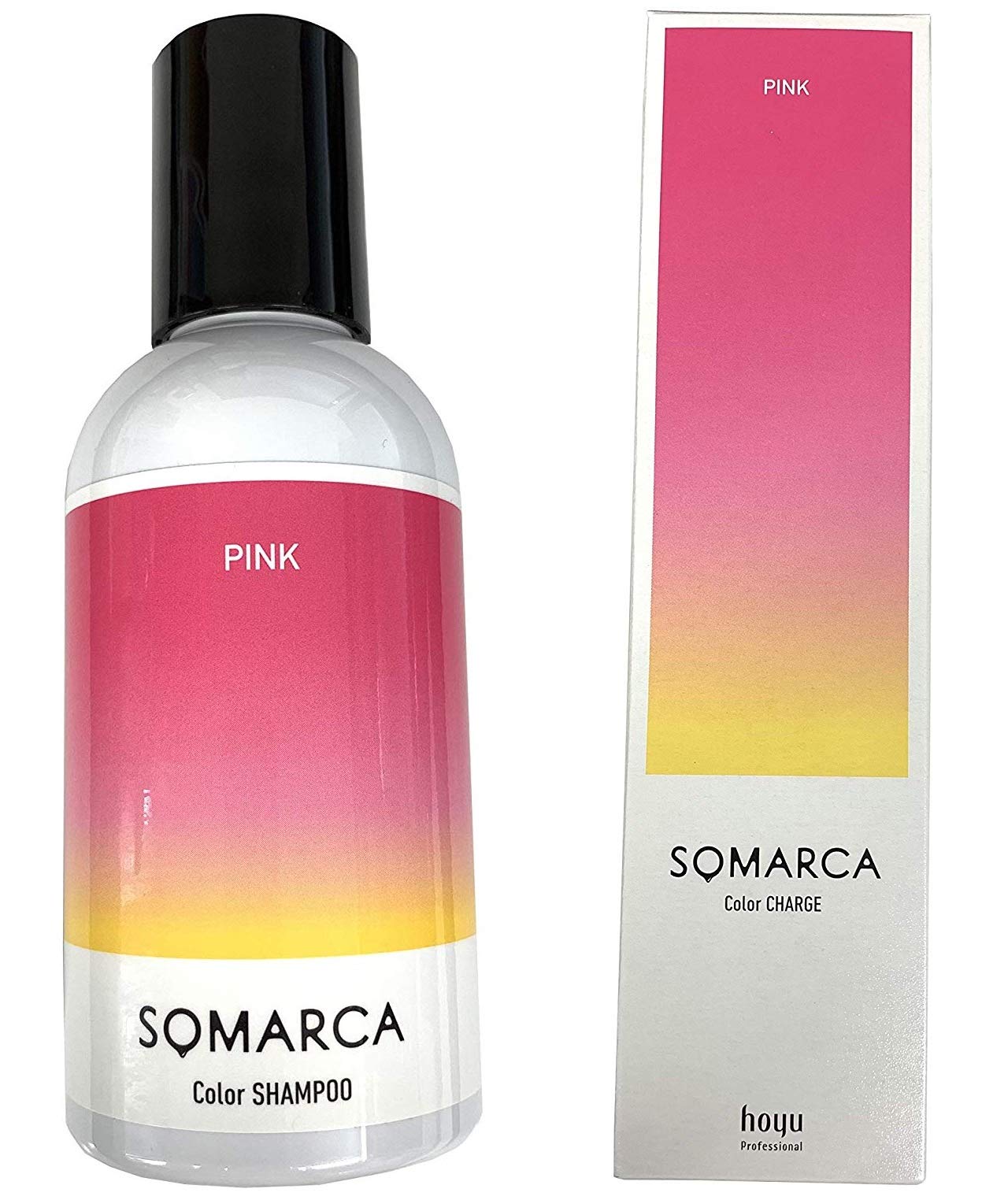 

Hoyu Somaruka Color Shampoo 150 мл Color Charge Pink 130 г + (Обработка цвета)