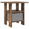 Nightstand 2 pcs Smoked Oak 41 x 40 x 45 cm